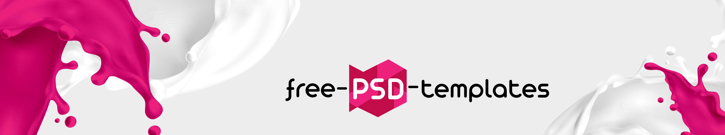 Free Mockups and Templates in PSD's profile banner