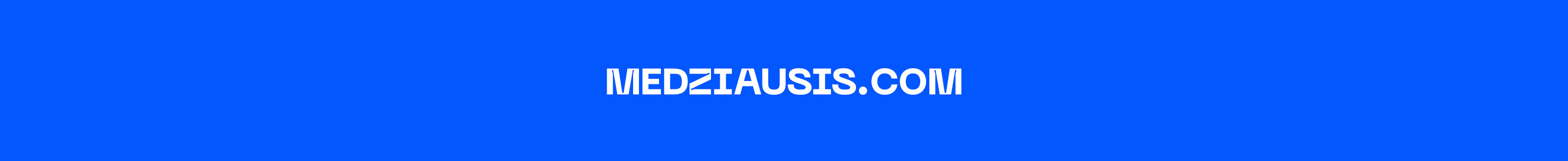 Gediminas Medžiaušis's profile banner