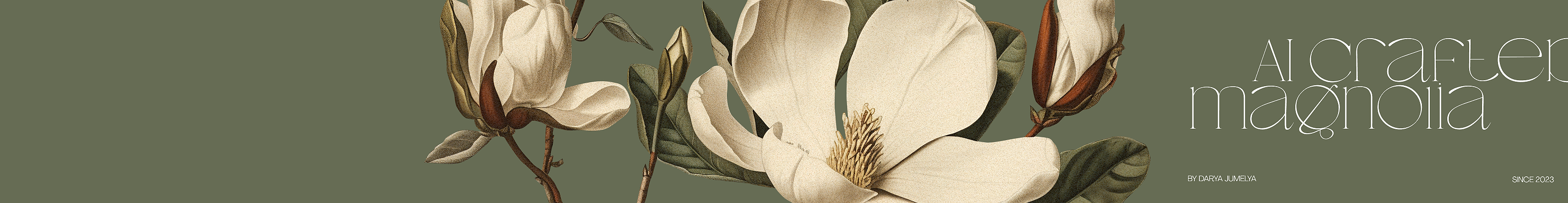 Banner profilu uživatele ✦ AI Crafted Magnolia ✦