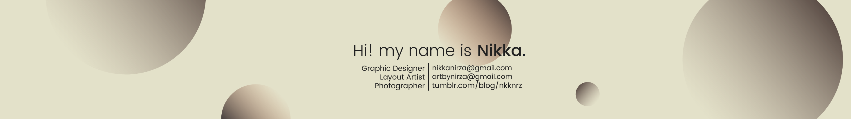 Banner de perfil de Nikka Nirza