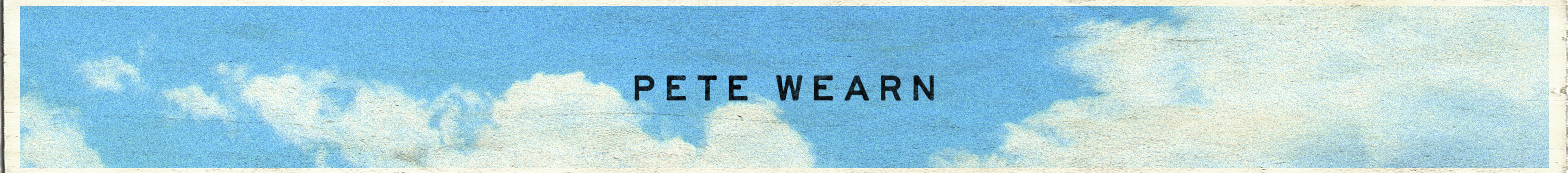 Pete Wearn's profile banner