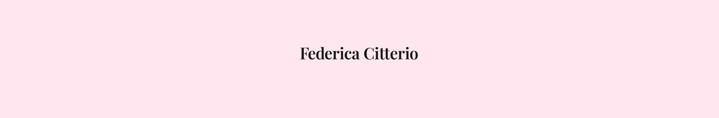 Federica Citterio's profile banner