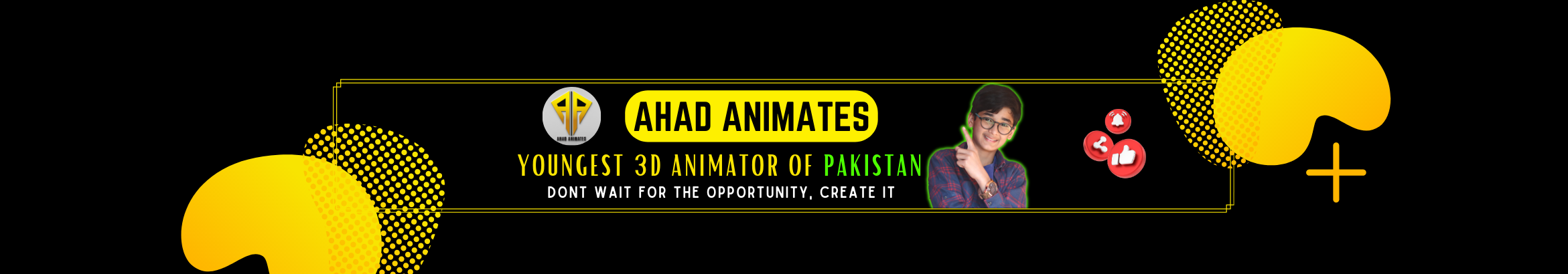 Ahad Animates's profile banner