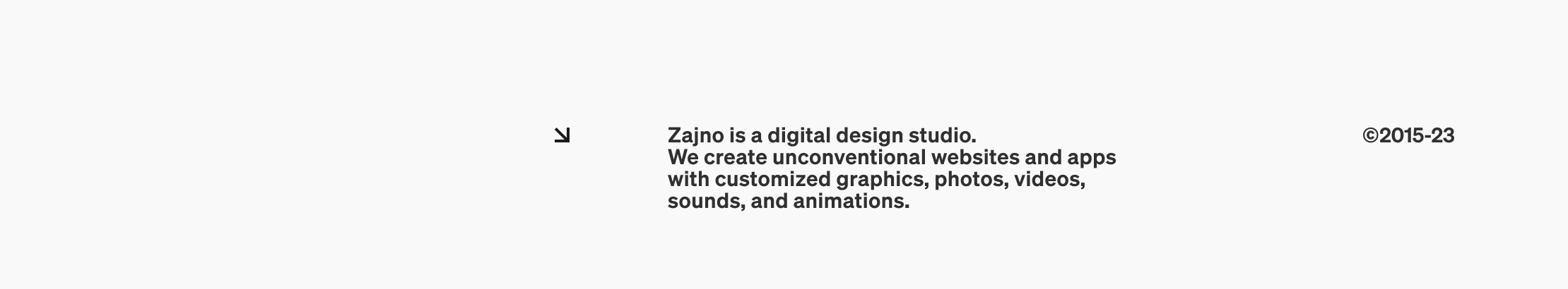 Zajno Design Studio's profile banner
