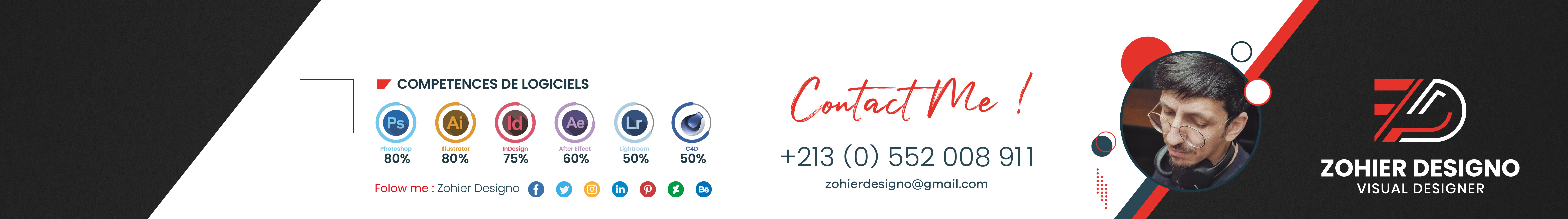 Banner profilu uživatele Zohier Designo