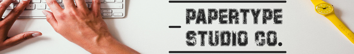 Papertype Studio's profile banner