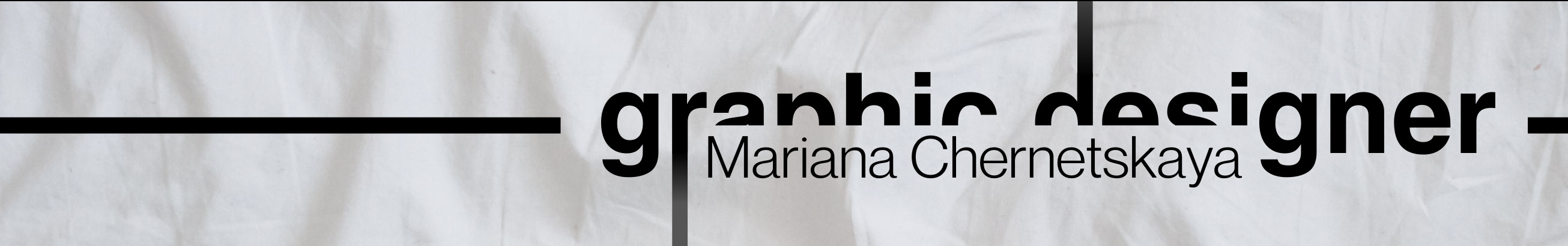Mariana Chernetskaya's profile banner