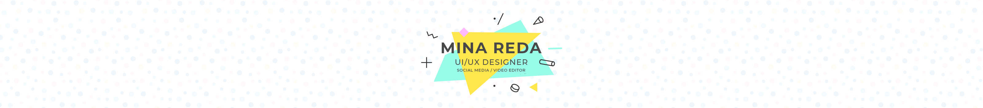 Mina Reda's profile banner