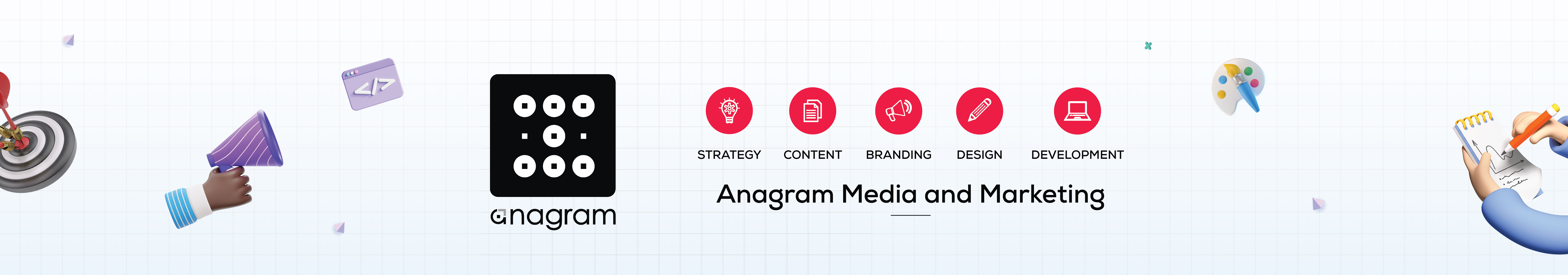 Anagram Media & Marketing's profile banner