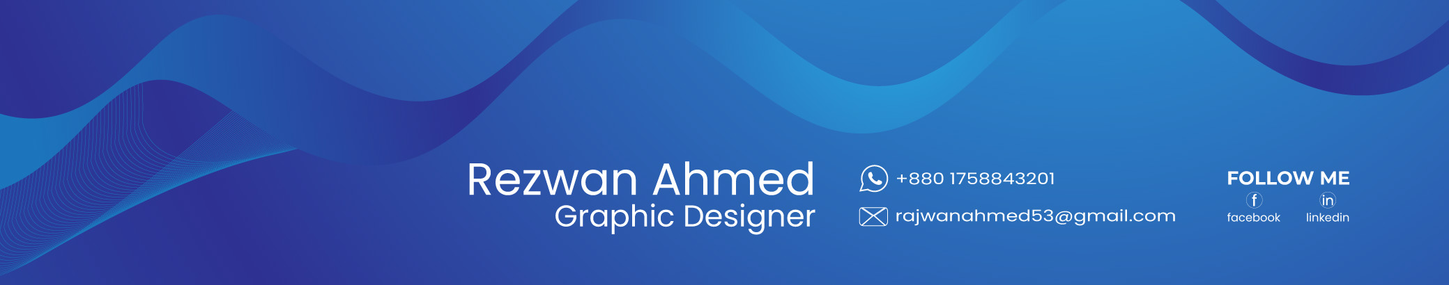 Bannière de profil de Rezwan Ahmed (Graphicpole)
