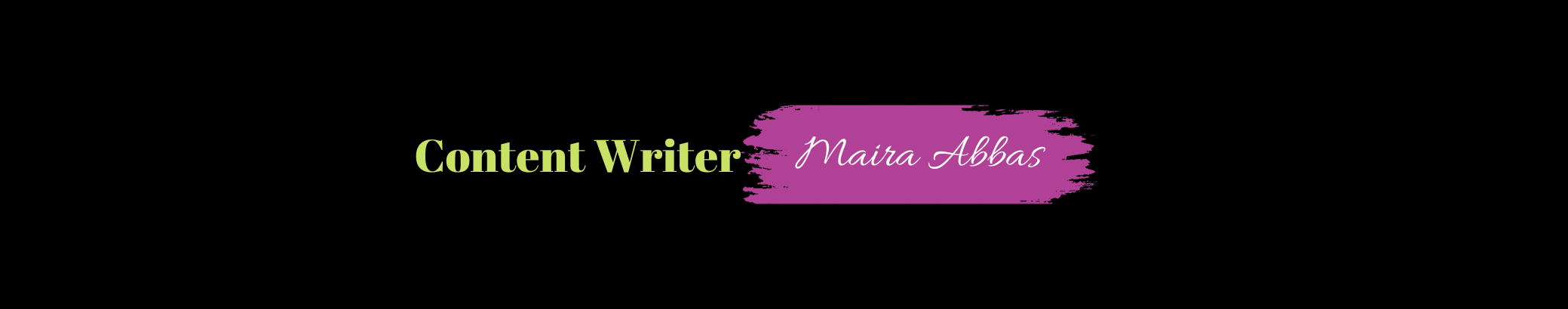 Maira Abbas's profile banner