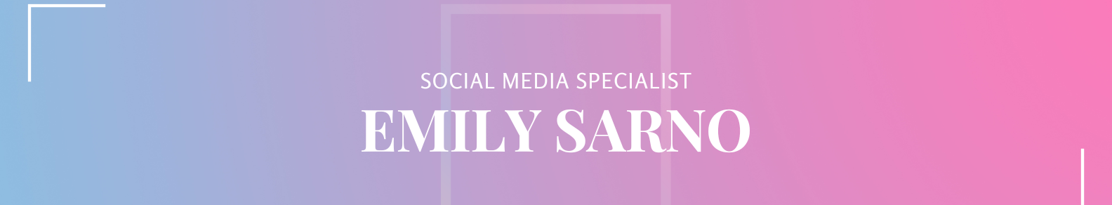 Emily Sarno's profile banner