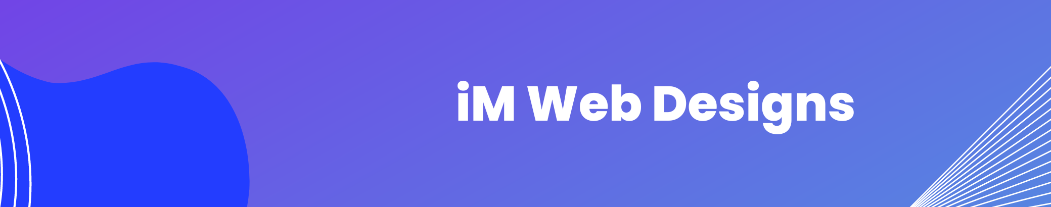 iM Web Designs's profile banner
