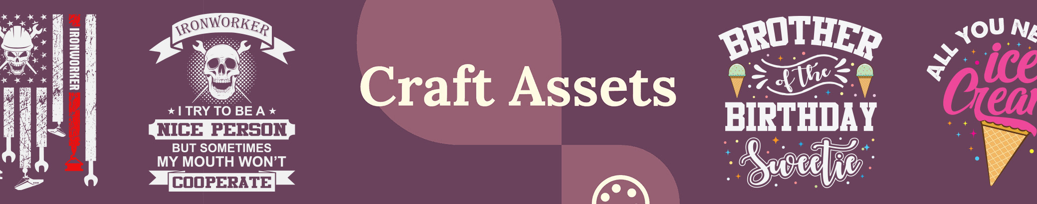Profilbanneret til Craft Assets