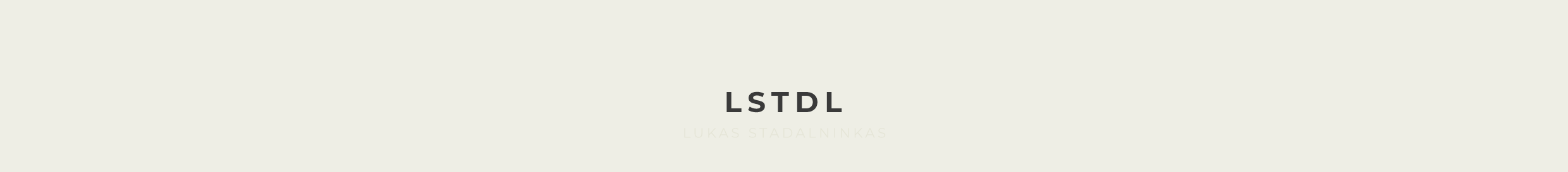 Baner profilu użytkownika Lukas Stadalninkas