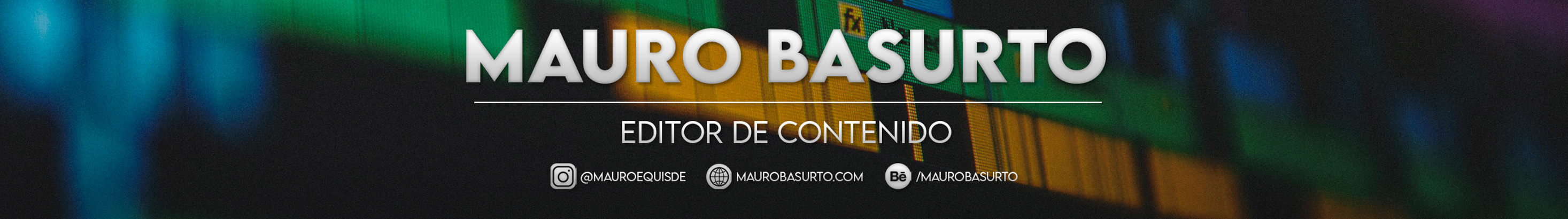 Banner profilu uživatele Mauro Basurto