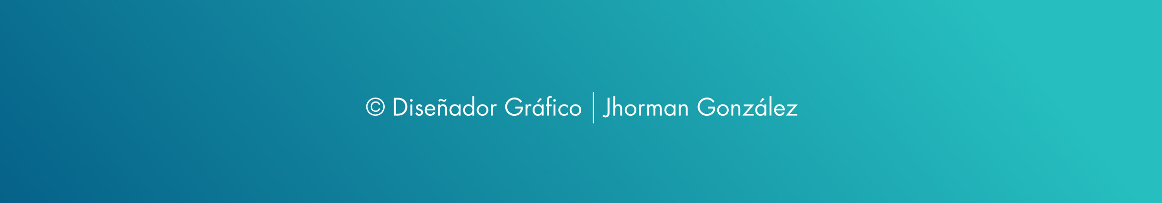 Jhorman Gonzalez's profile banner