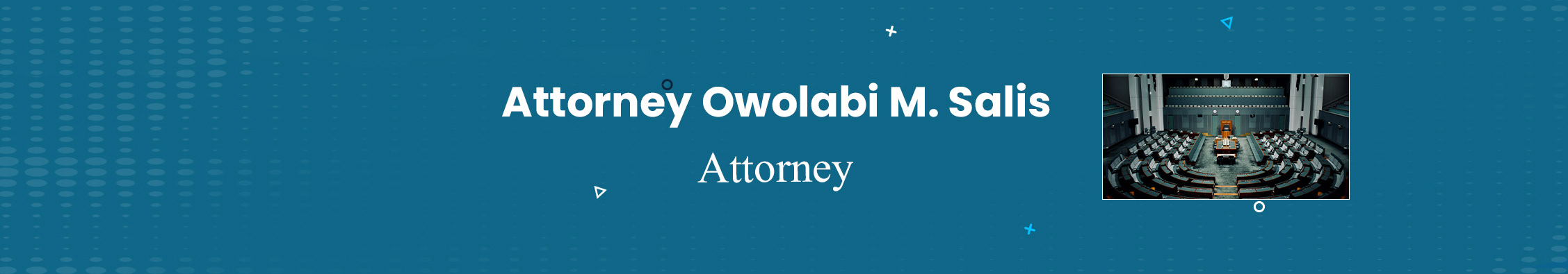 Attorney Owolabi M. Salis's profile banner