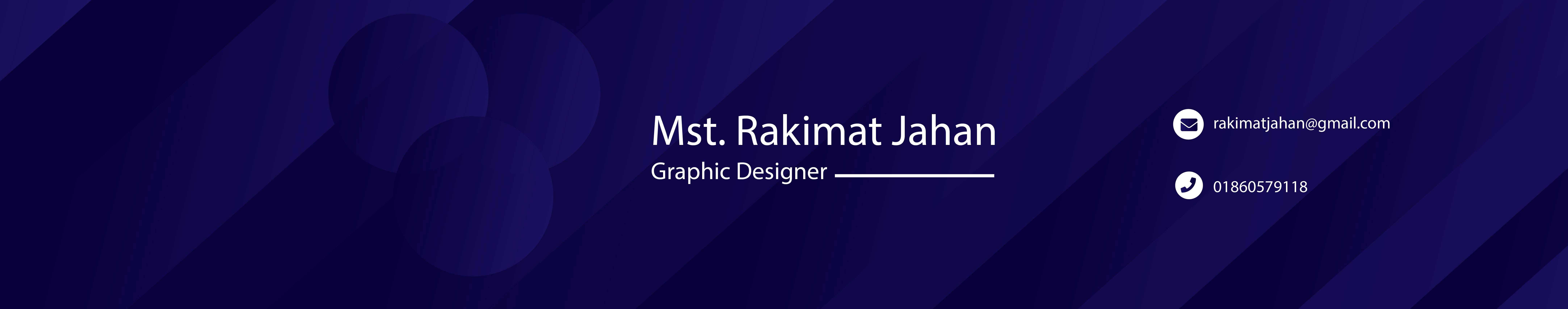 Mst. Rakimat Jahan's profile banner