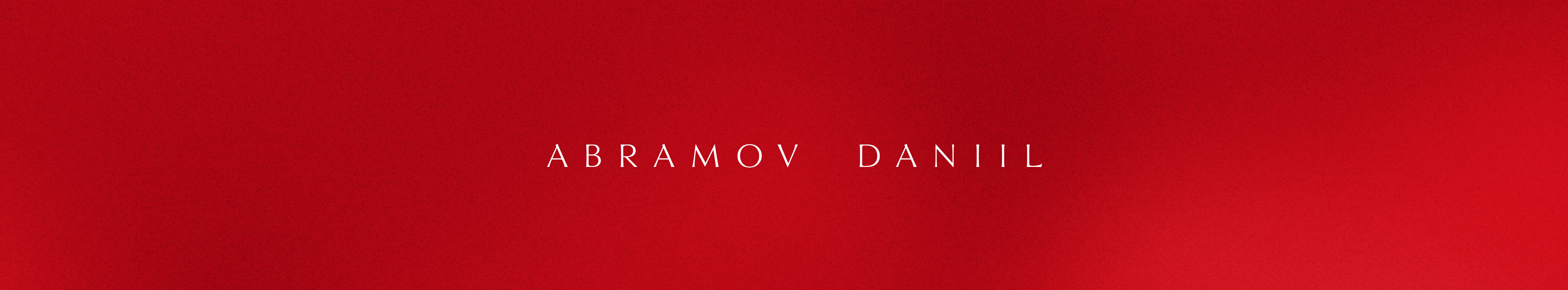 Daniil Abramov's profile banner