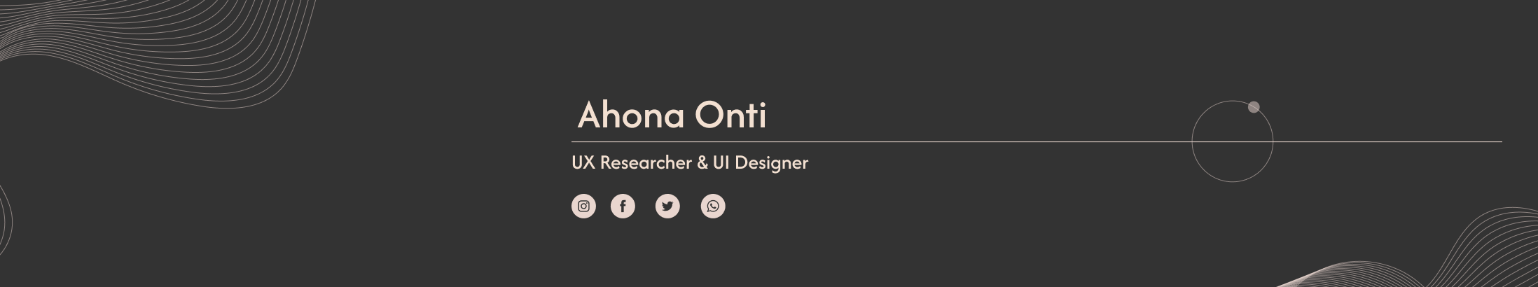 Ahona Onti's profile banner