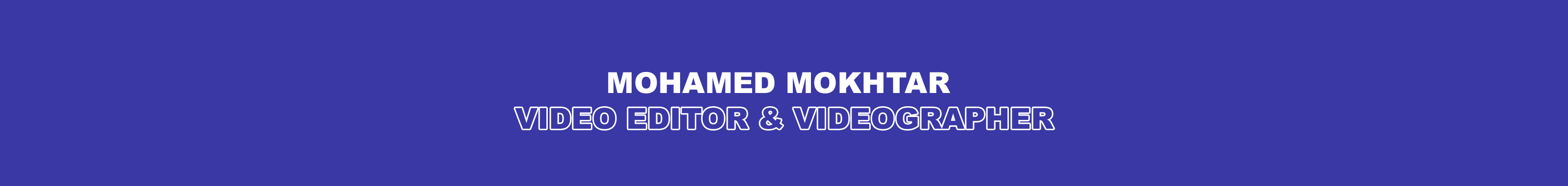 Mohamed Mokhtar 的個人檔案橫幅