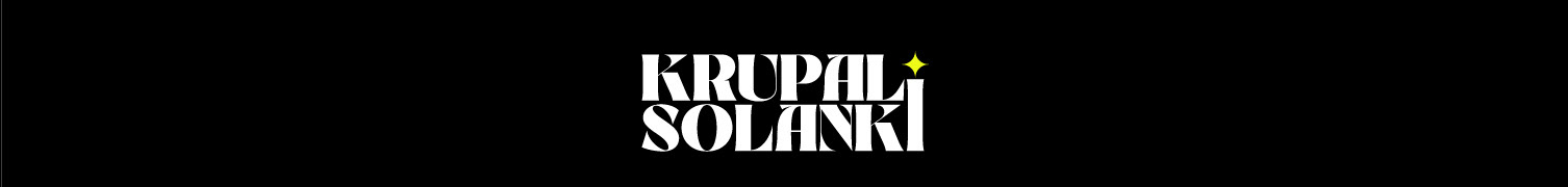 krupali solanki's profile banner