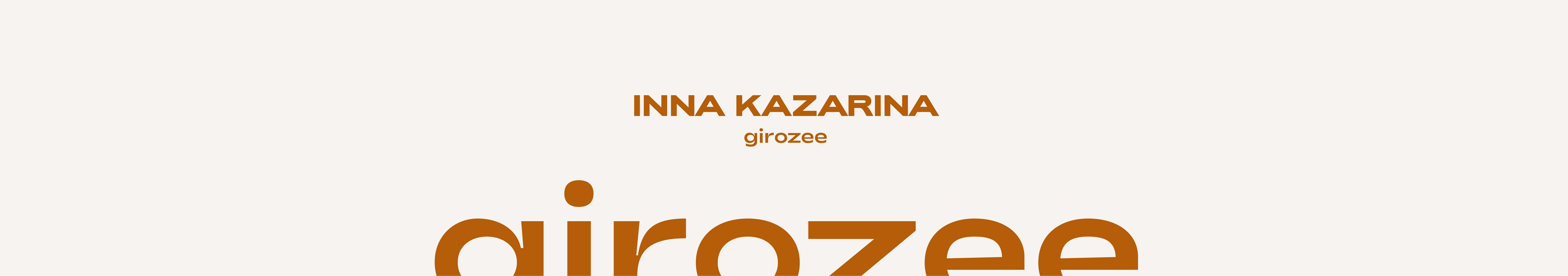 Inna Kazarina's profile banner