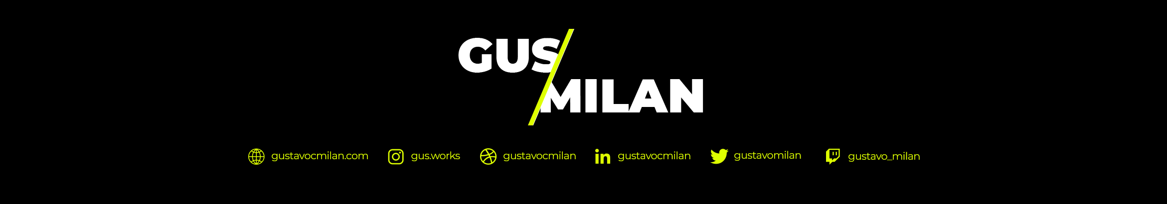 Баннер профиля Gustavo da Costa Milan