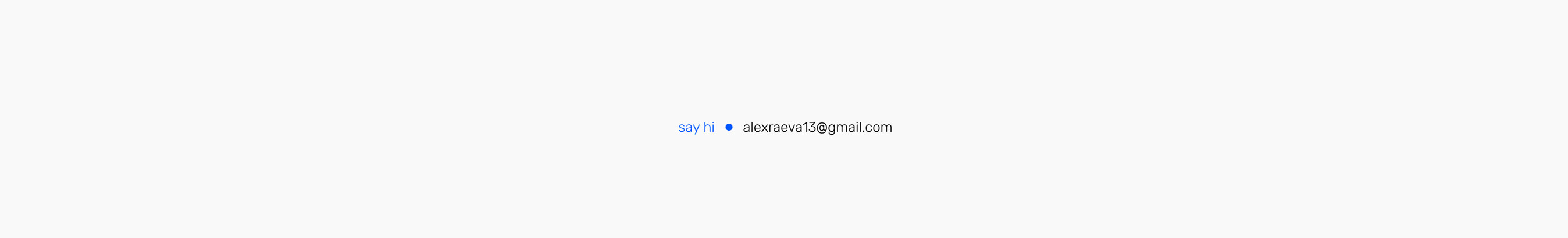 Bannière de profil de Alexandra Raeva