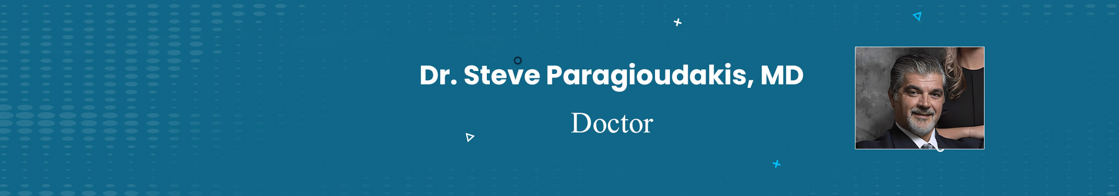 Dr. Steve Paragioudakis MD's profile banner