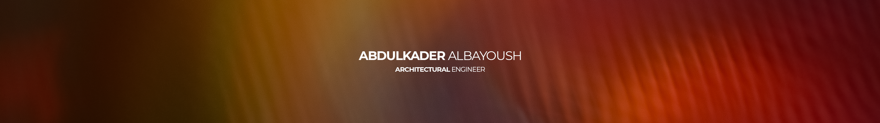Abdulkader Al-Bayoush's profile banner