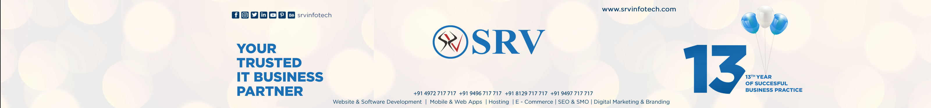 SRV InfoTech's profile banner