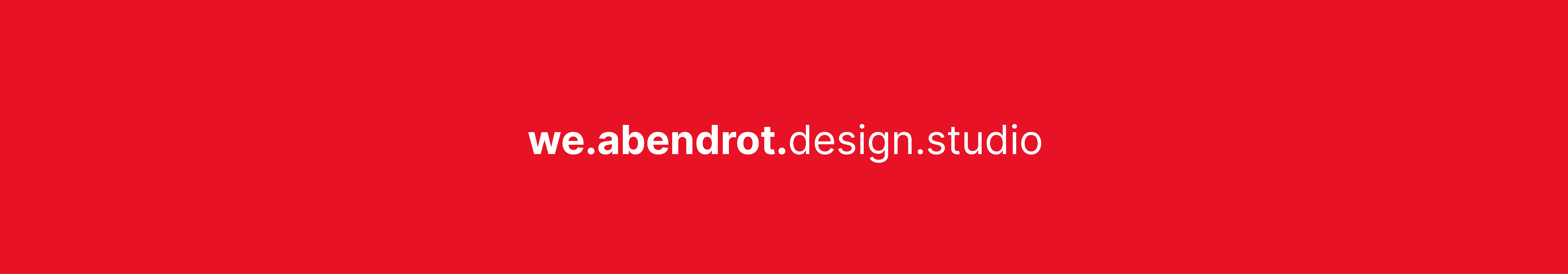 we. abendrot's profile banner
