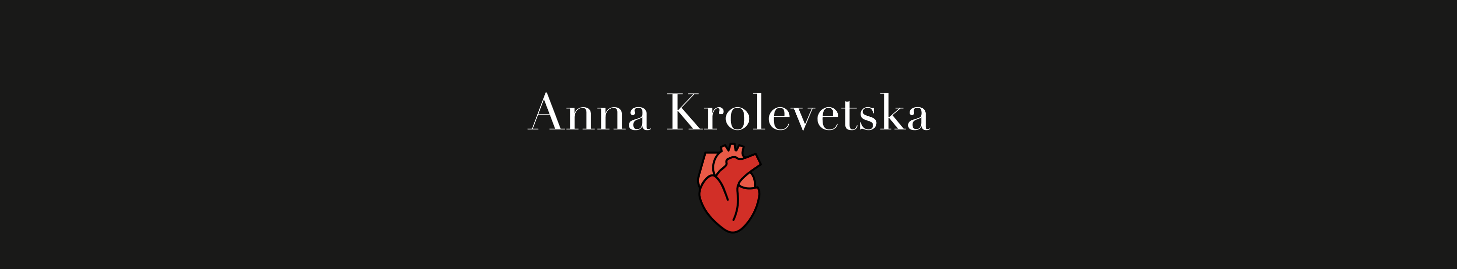 Banner de perfil de Anna Krolevetska