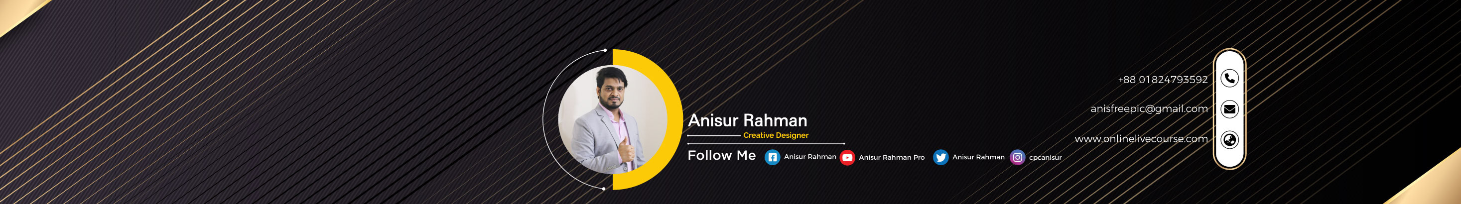Banner profilu uživatele Anisur Rahman