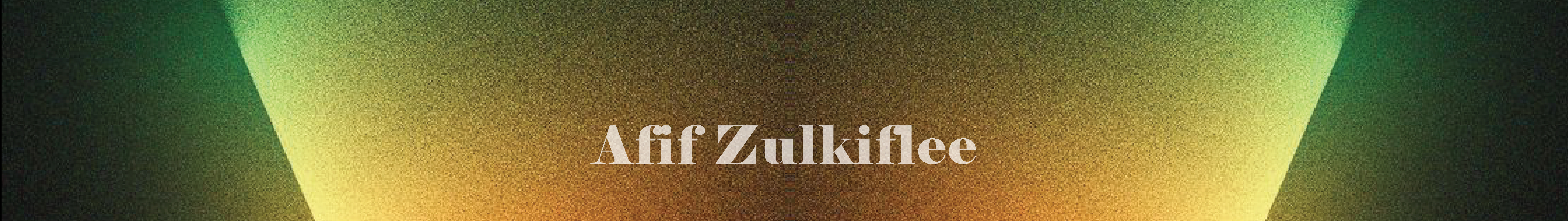 Afif Zulkiflee's profile banner