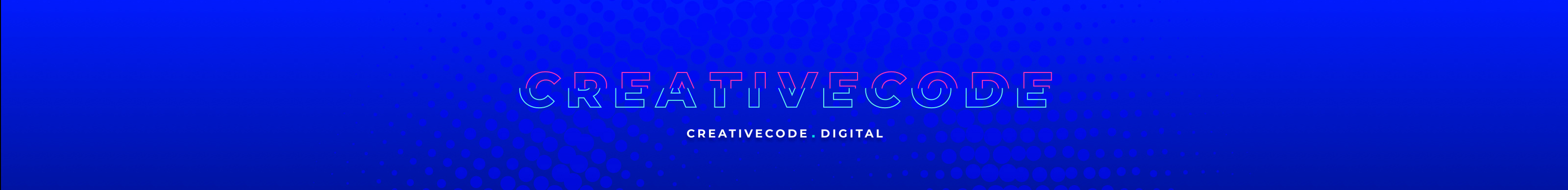 Creative Code's profile banner