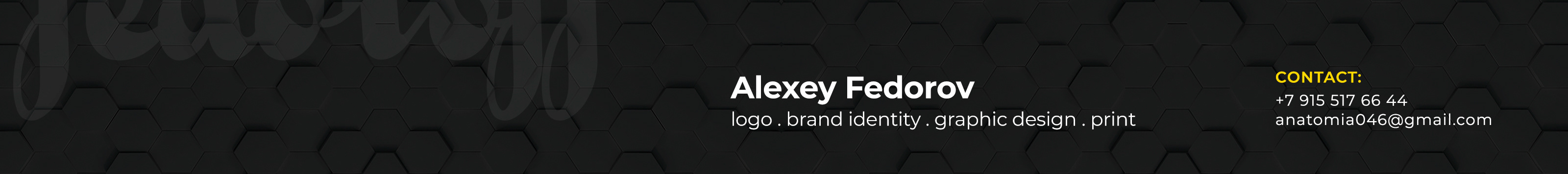 Banner profilu uživatele ALEXEY FEDOROV