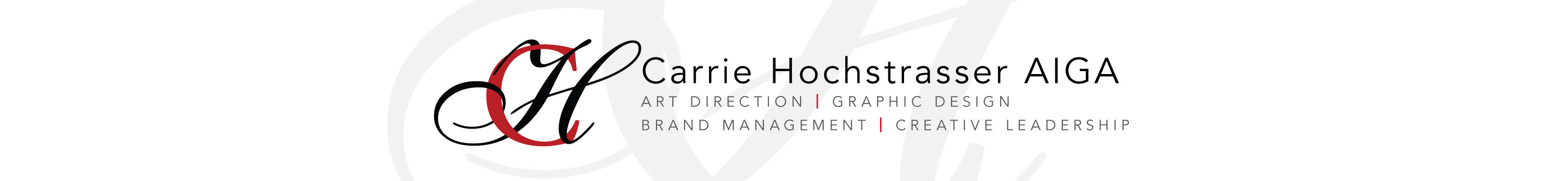 Carrie Hochstrasser, MBA, AIGA's profile banner
