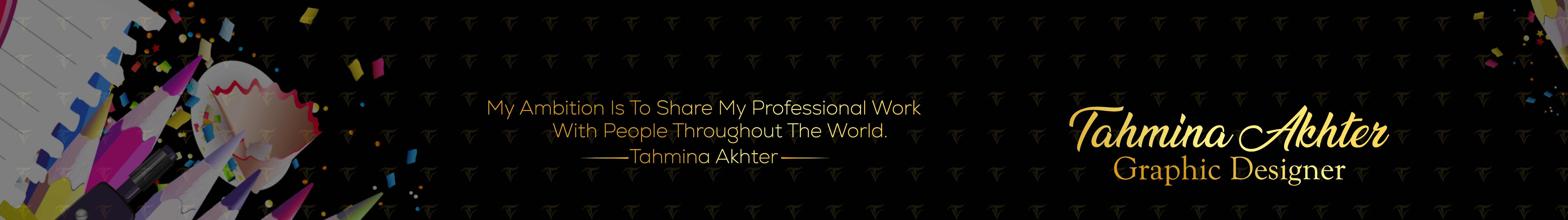 Tahmina Akhter's profile banner