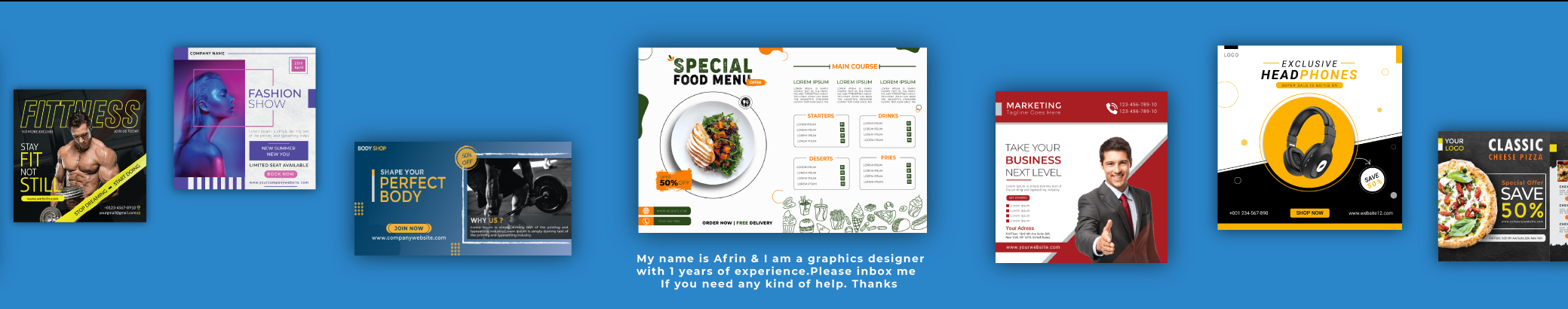Designer Afrinn's profile banner
