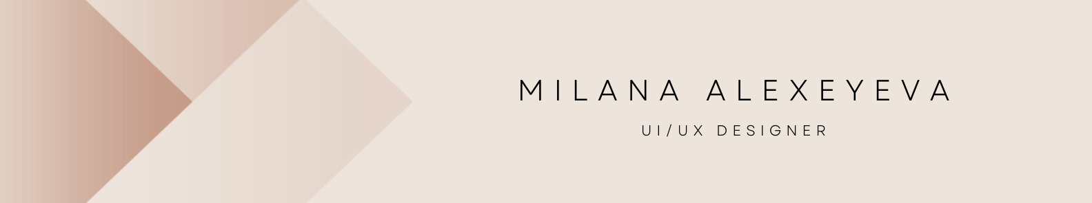 Banner del profilo di Milana Alexeyeva