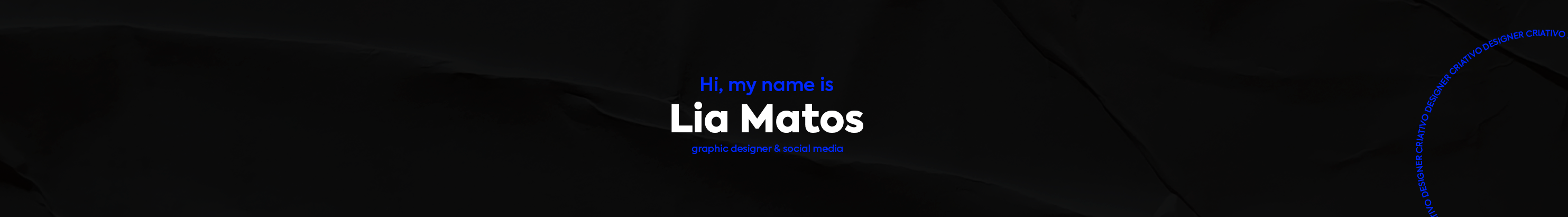 Баннер профиля Lia Matos