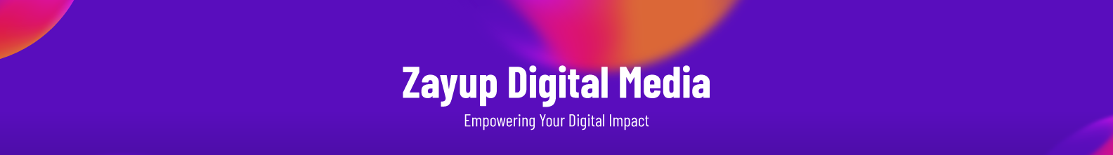Zayup Digital Media's profile banner