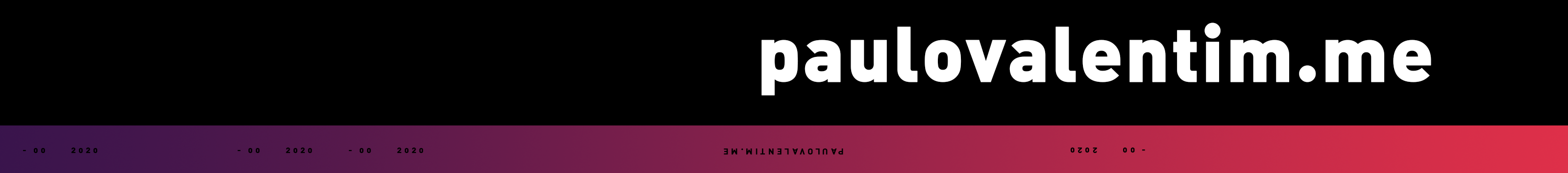 Paulo Valentim's profile banner