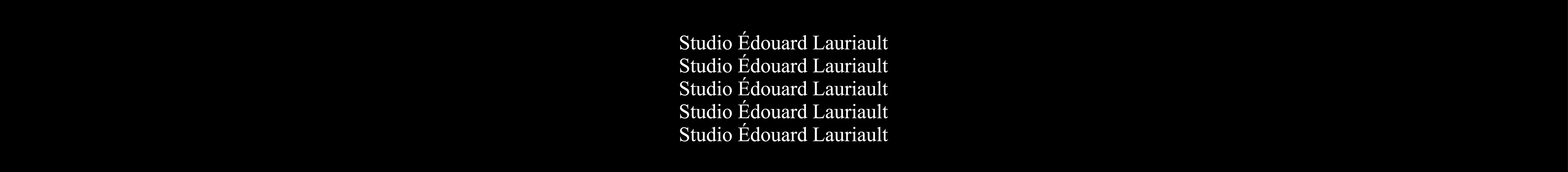 Banner de perfil de Édouard Lauriault