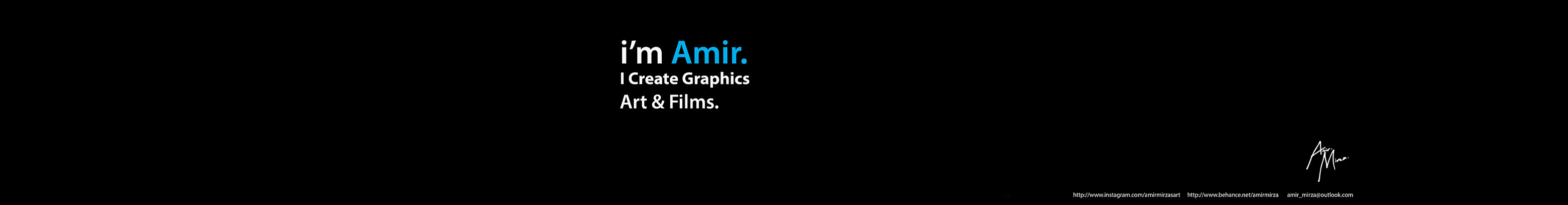 Banner del profilo di Amir Mirza