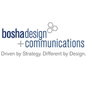 Logo of Bosha Design+Communications