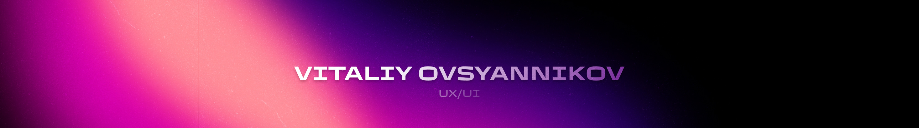 VITALIY OVSYANNIKOV's profile banner
